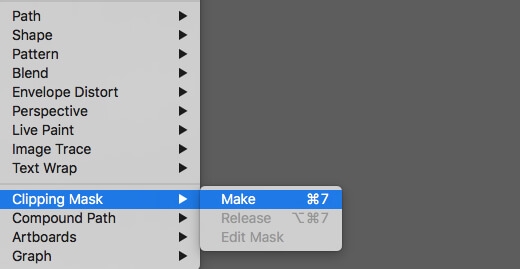 clipping mask - make