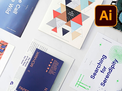 Intermediate Adobe Illustrator course - learn how to work effectively using colours, gradients, layers, fonts and text effects