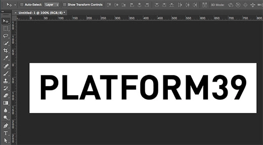 Photoshop Text Clipping Mask
