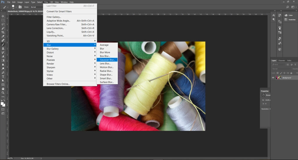 Gaussian Blur Filter
