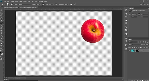 Select the foreground then either use the Layer Mask option in the Layer menu to Reveal Selection or choose Inverse from the Select menu